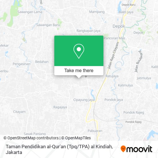 Taman Pendidikan al-Qur'an (Tpq / TPA) al Kindiah map