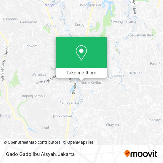 Gado Gado Ibu Aisyah map