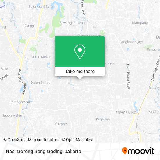 Nasi Goreng Bang Gading map