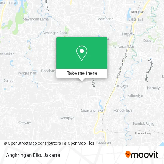 Angkringan Ello map