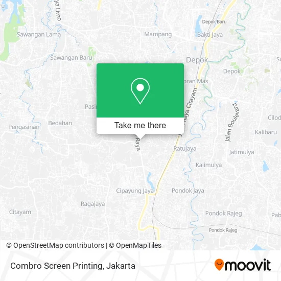 Combro Screen Printing map