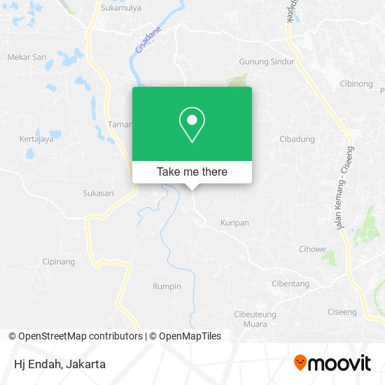 Hj Endah map