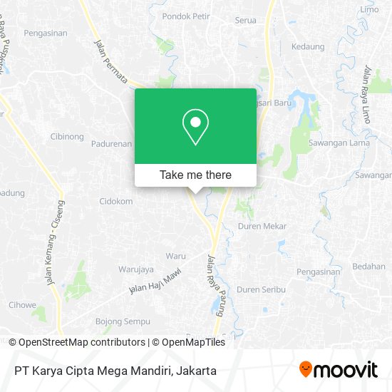 PT Karya Cipta Mega Mandiri map