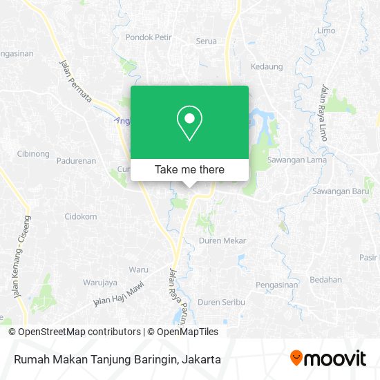 Rumah Makan Tanjung Baringin map