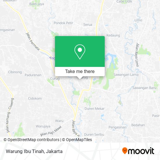 Warung Ibu Tinah map