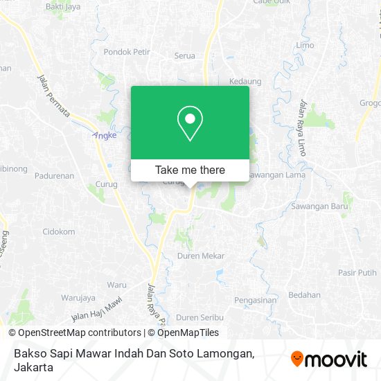 Bakso Sapi Mawar Indah Dan Soto Lamongan map