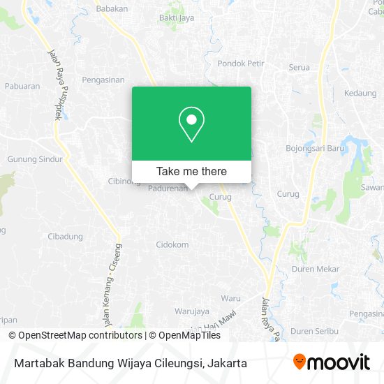 Martabak Bandung Wijaya Cileungsi map