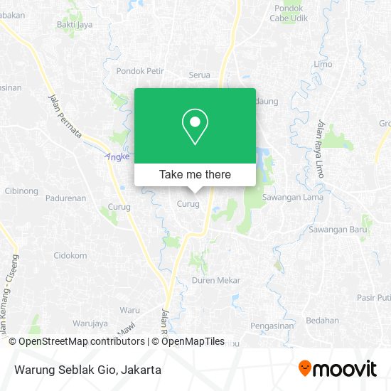 Warung Seblak Gio map