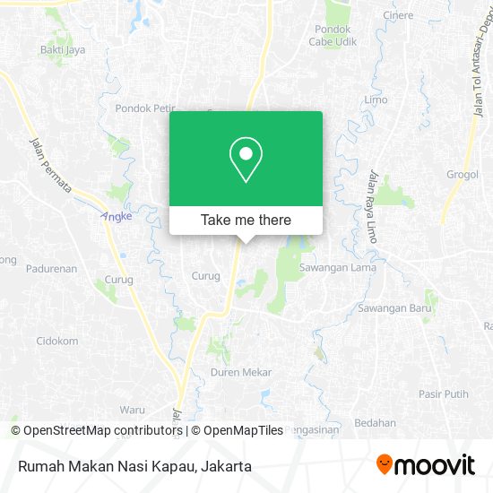 Rumah Makan Nasi Kapau map