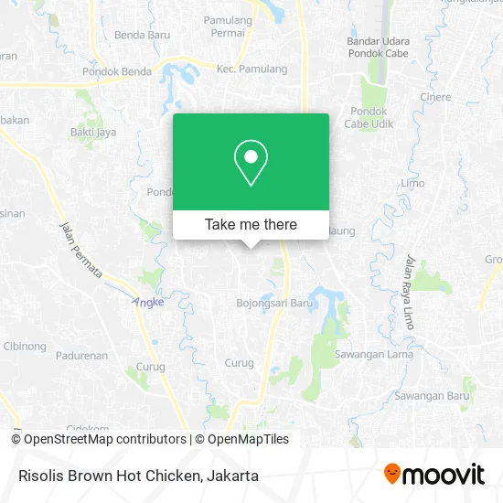 Risolis Brown Hot Chicken map