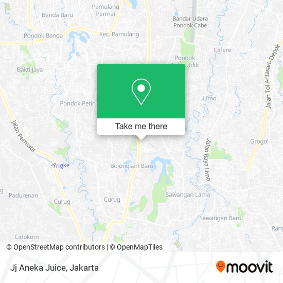 Jj Aneka Juice map