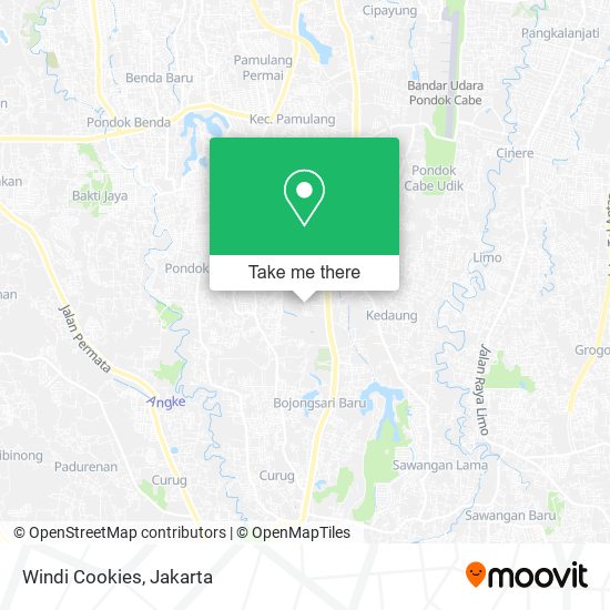 Windi Cookies map