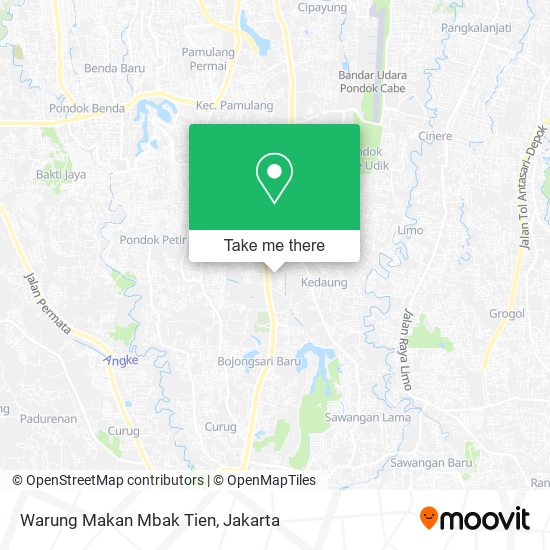 Warung Makan Mbak Tien map