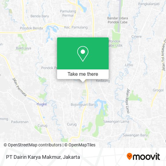 PT Dairin Karya Makmur map