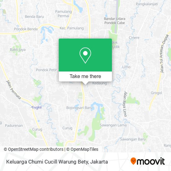 Keluarga Chumi Cucill Warung Bety map