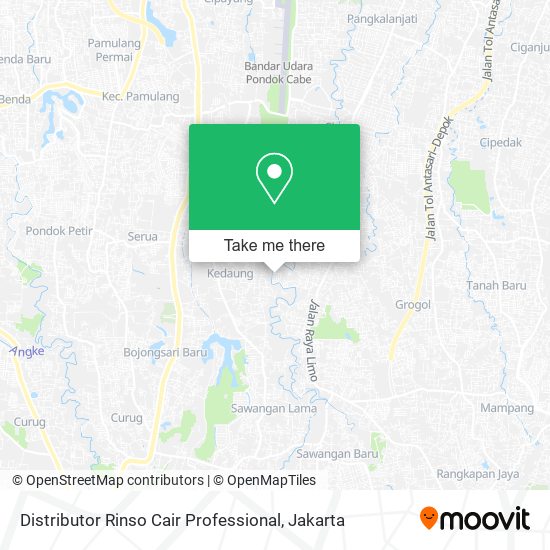 Distributor Rinso Cair Professional map