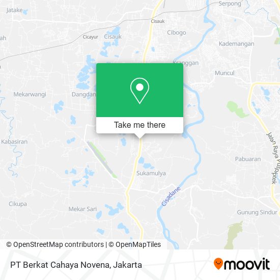 PT Berkat Cahaya Novena map