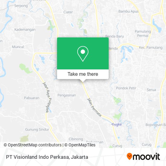 PT Visionland Indo Perkasa map