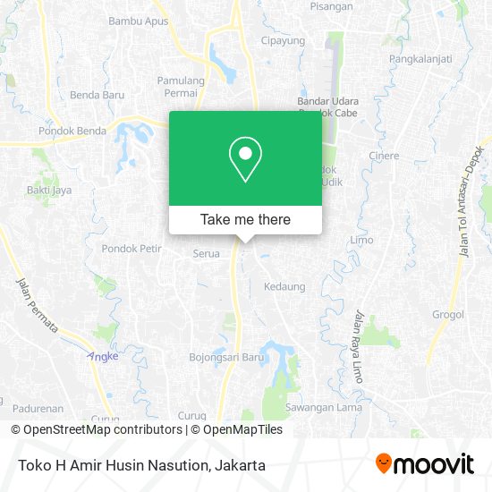 Toko H Amir Husin Nasution map