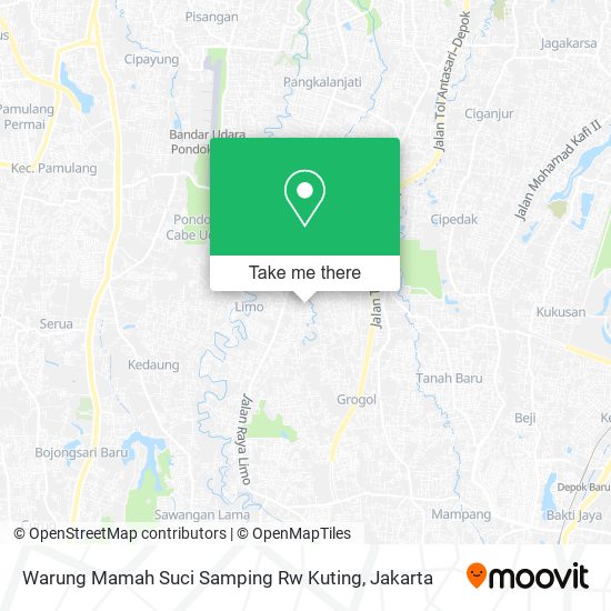 Warung Mamah Suci Samping Rw Kuting map