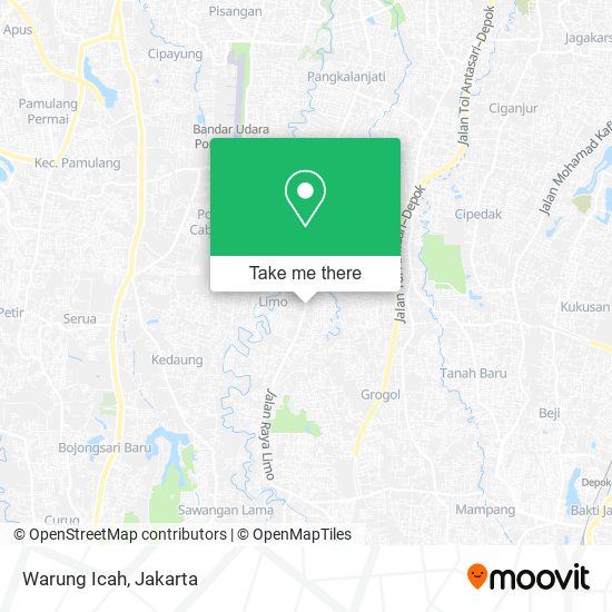 Warung Icah map