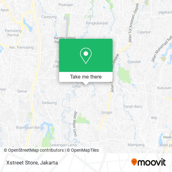 Xstreet Store map