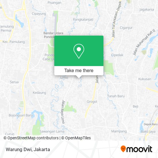 Warung Dwi map