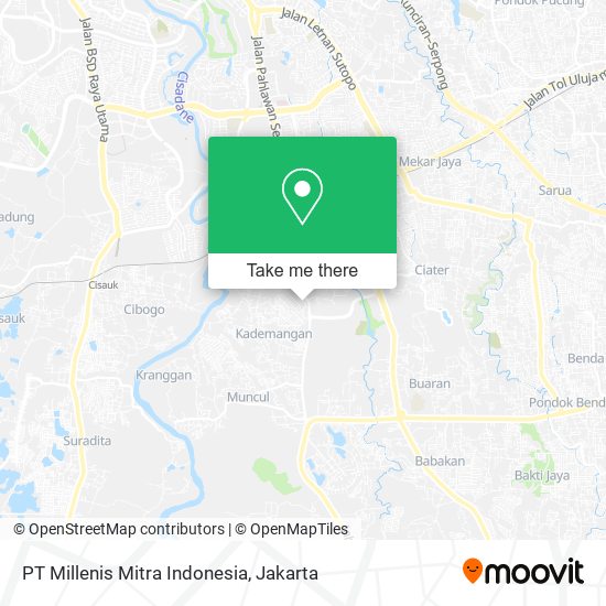 PT Millenis Mitra Indonesia map