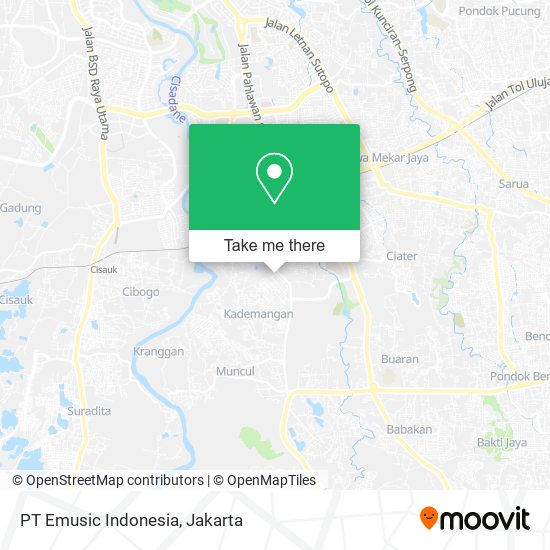 PT Emusic Indonesia map