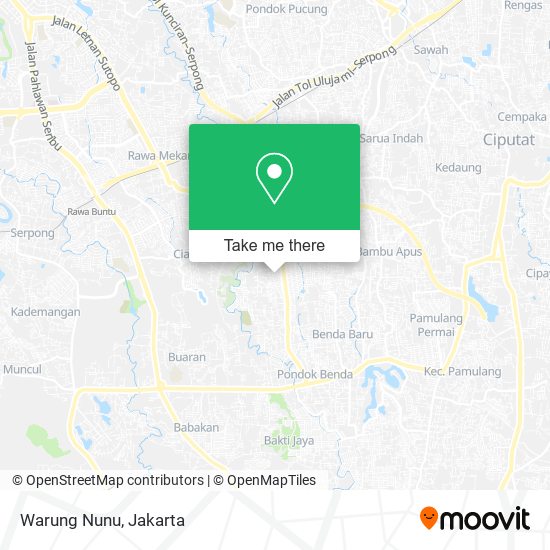 Warung Nunu map