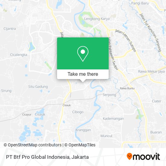 PT Btf Pro Global Indonesia map