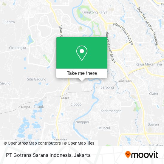 PT Gotrans Sarana Indonesia map