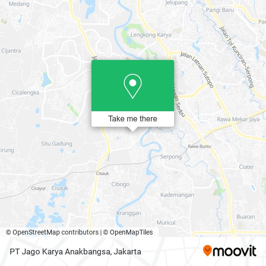 PT Jago Karya Anakbangsa map