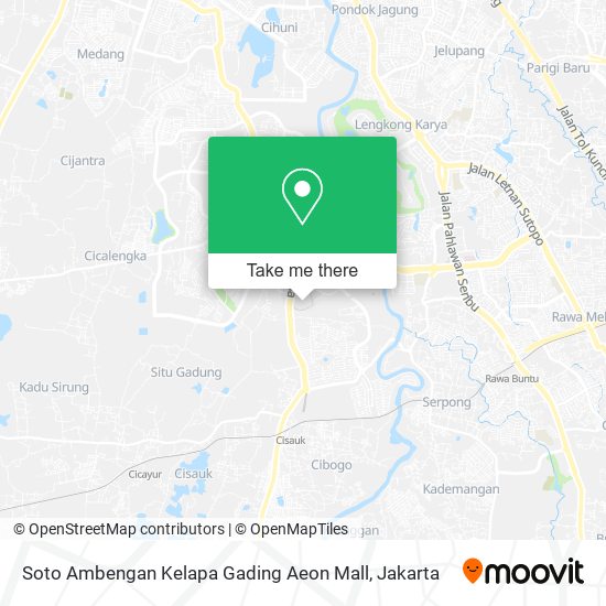 Soto Ambengan Kelapa Gading Aeon Mall map