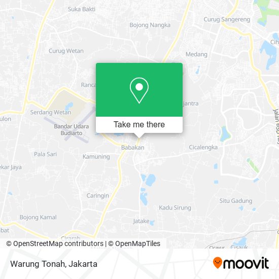 Warung Tonah map