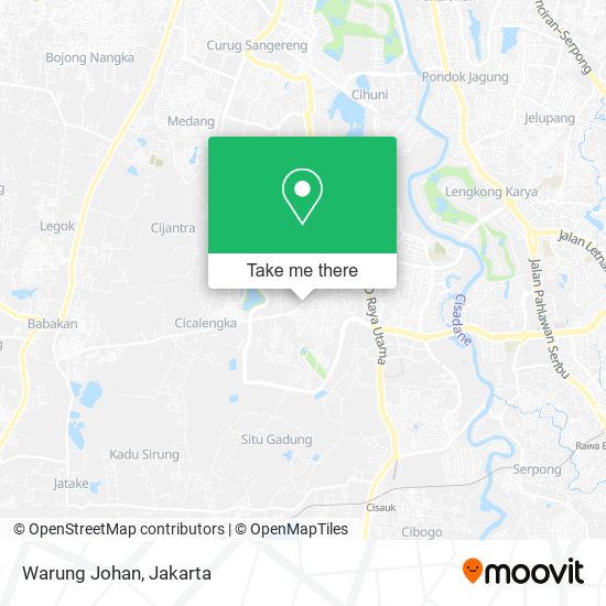 Warung Johan map