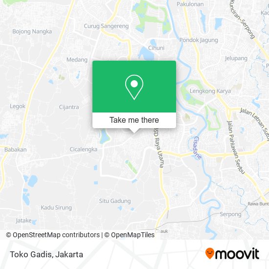 Toko Gadis map