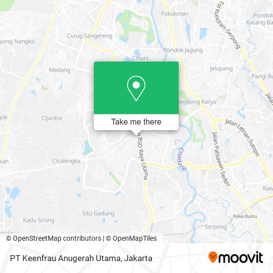 PT Keenfrau Anugerah Utama map