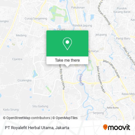 PT Royalefit Herbal Utama map