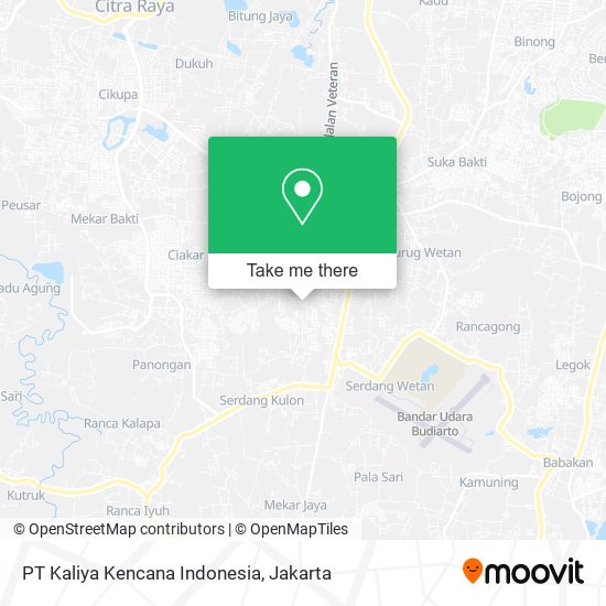 PT Kaliya Kencana Indonesia map