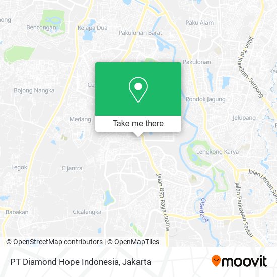 PT Diamond Hope Indonesia map