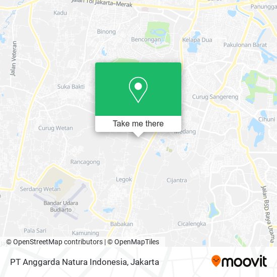 PT Anggarda Natura Indonesia map