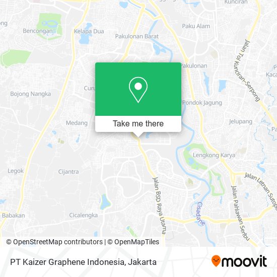 PT Kaizer Graphene Indonesia map