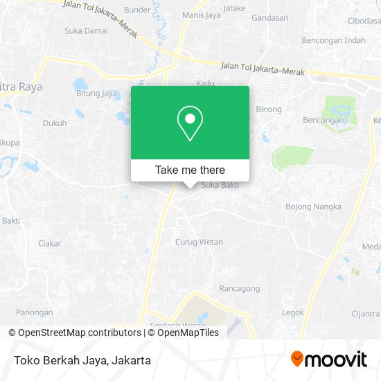 Toko Berkah Jaya map