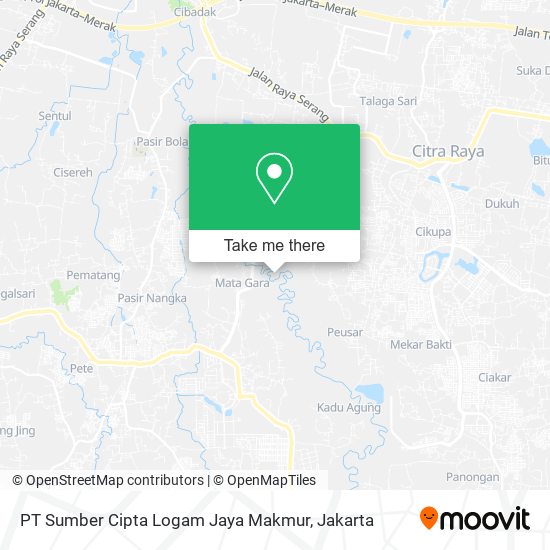 PT Sumber Cipta Logam Jaya Makmur map