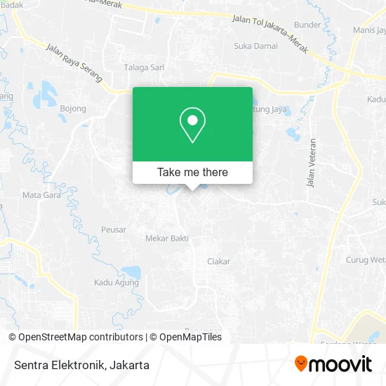 Sentra Elektronik map
