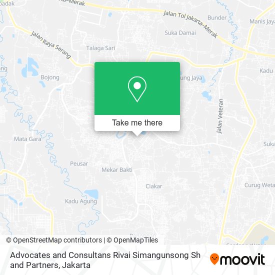 Advocates and Consultans Rivai Simangunsong Sh and Partners map