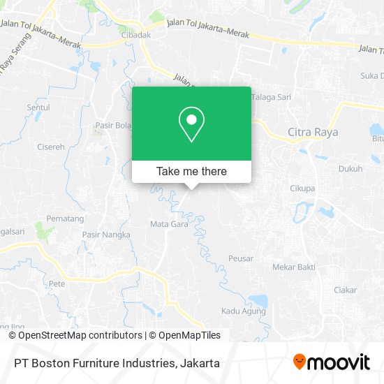 PT Boston Furniture Industries map