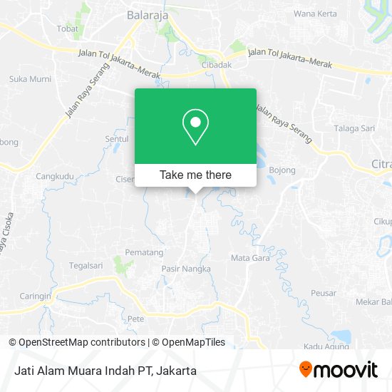 Jati Alam Muara Indah PT map