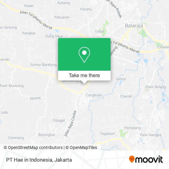 PT Hae in Indonesia map